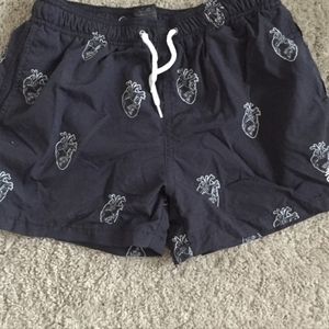 DROPDEAD 'Anitomical Heart' Men's Swim Trunks Shorts